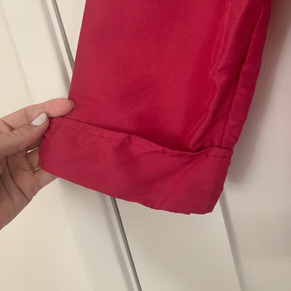 Vintage CLIO Silk Blouse Plum Berry Color Size 12 Elegant Work Shirt - Picture 11 of 15